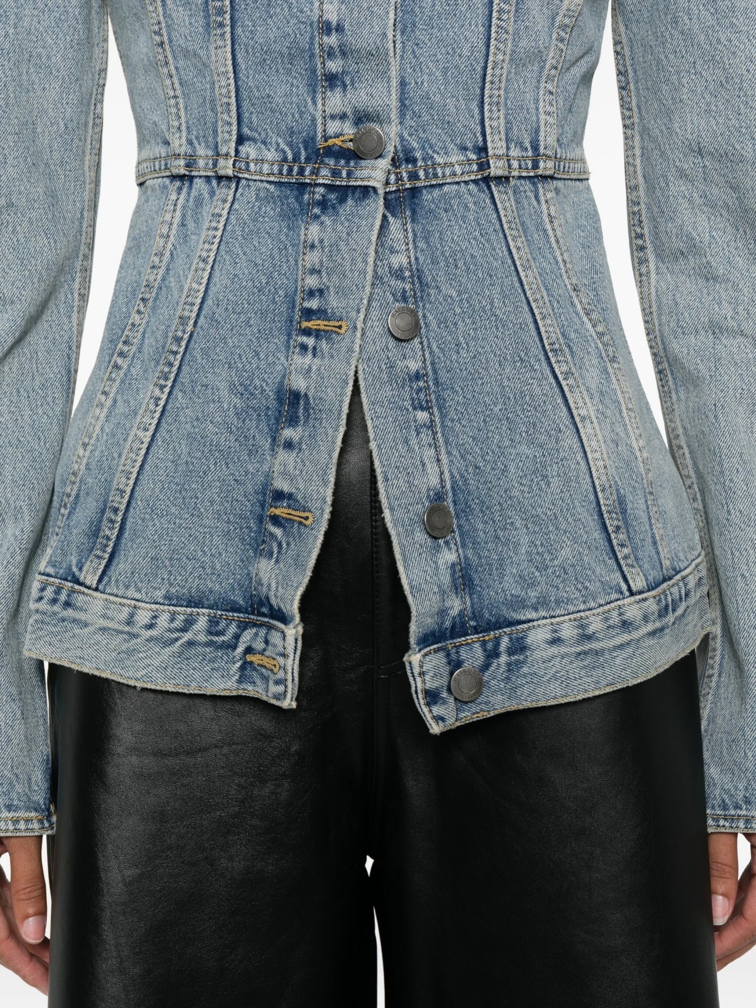Haikure Temple Lagoon Denim Jacket In Blue