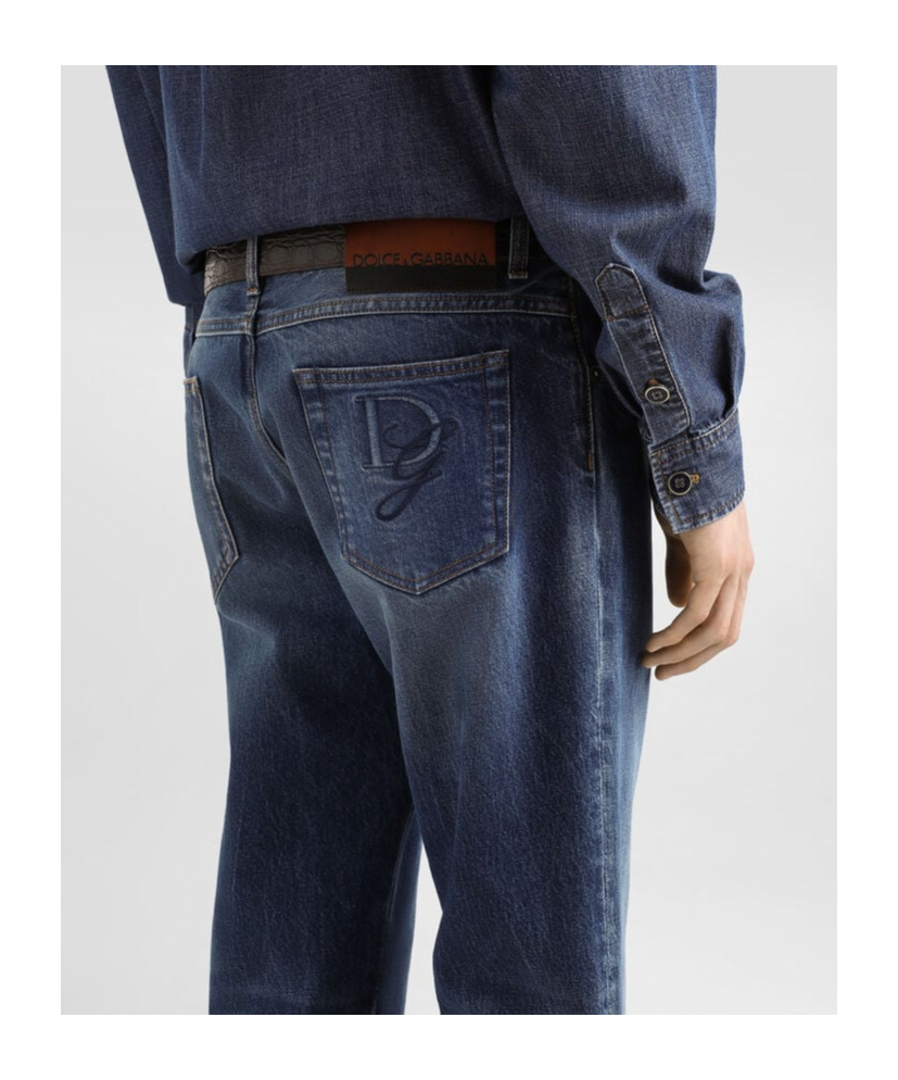 Dolce & Gabbana Regular Jeans In Blue