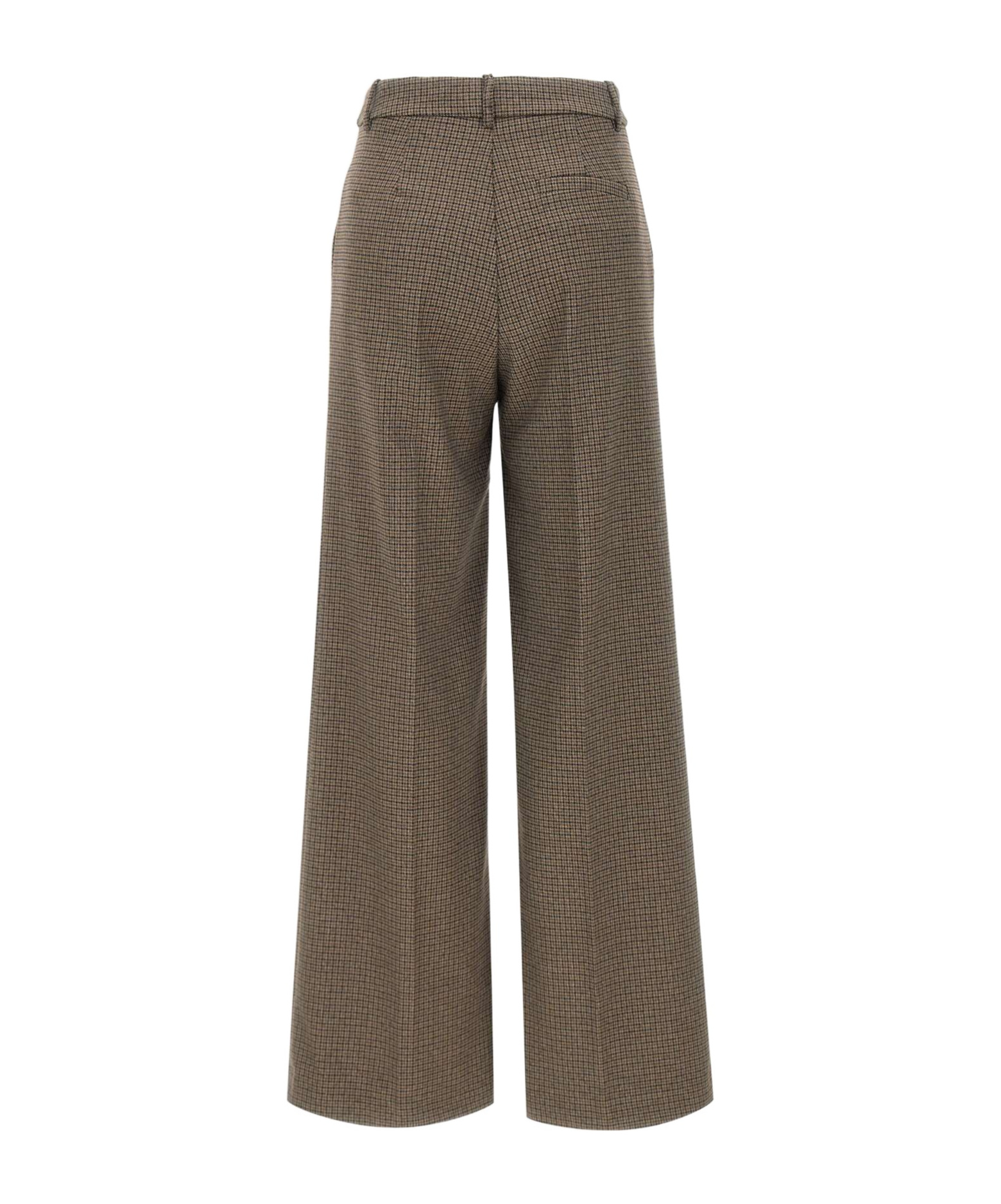 Kaos Check-pattern Trousers In Green