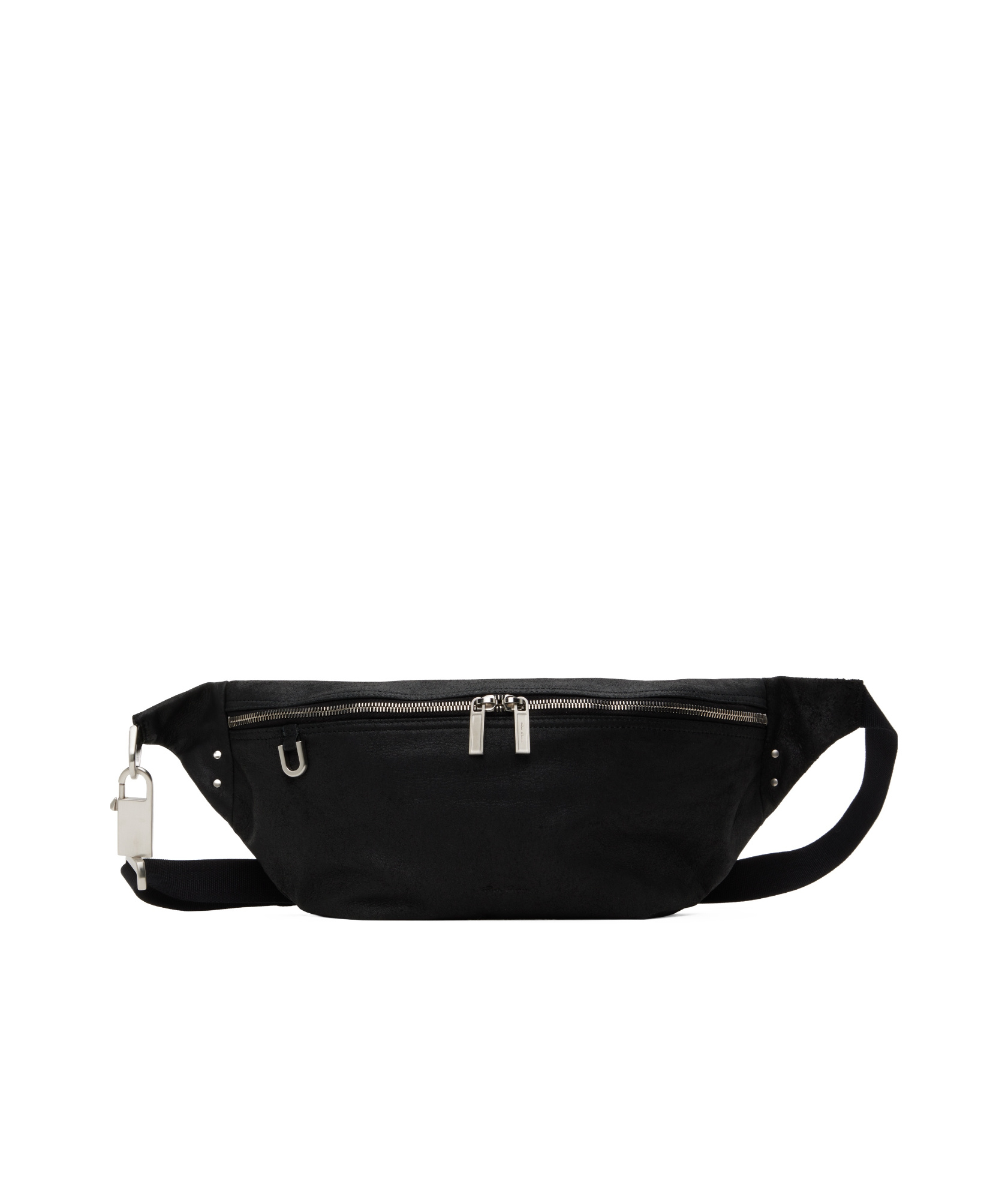 Rick Owens Zippered Crossbody Bag In Black