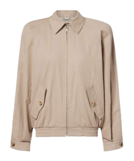Magda Butrym Cotton-blend Bomber Jacket In Brown