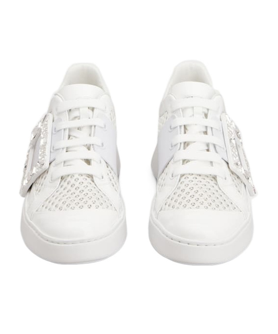 Roger Vivier Viv' Skate Sneakers In Fabric