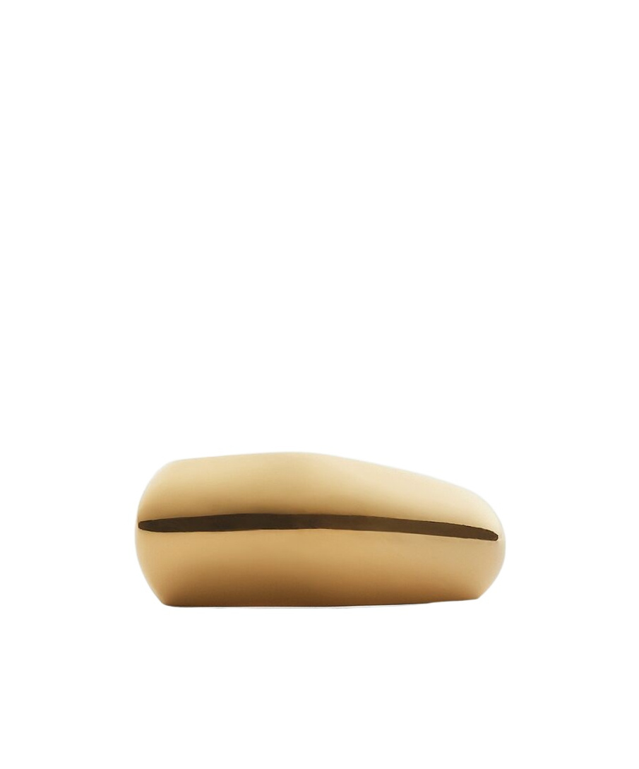 Bottega Veneta Kleiner Fin Ring In Golden
