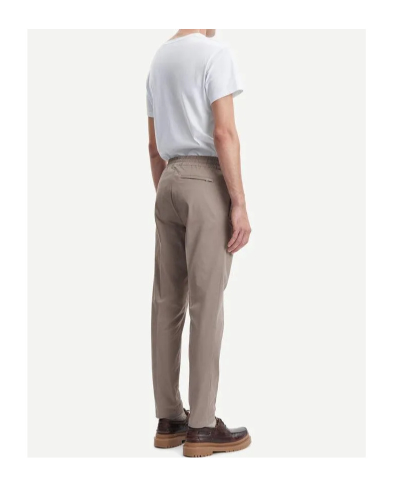 Samsoe & Samsoe Elastic Casual Pants In Brown