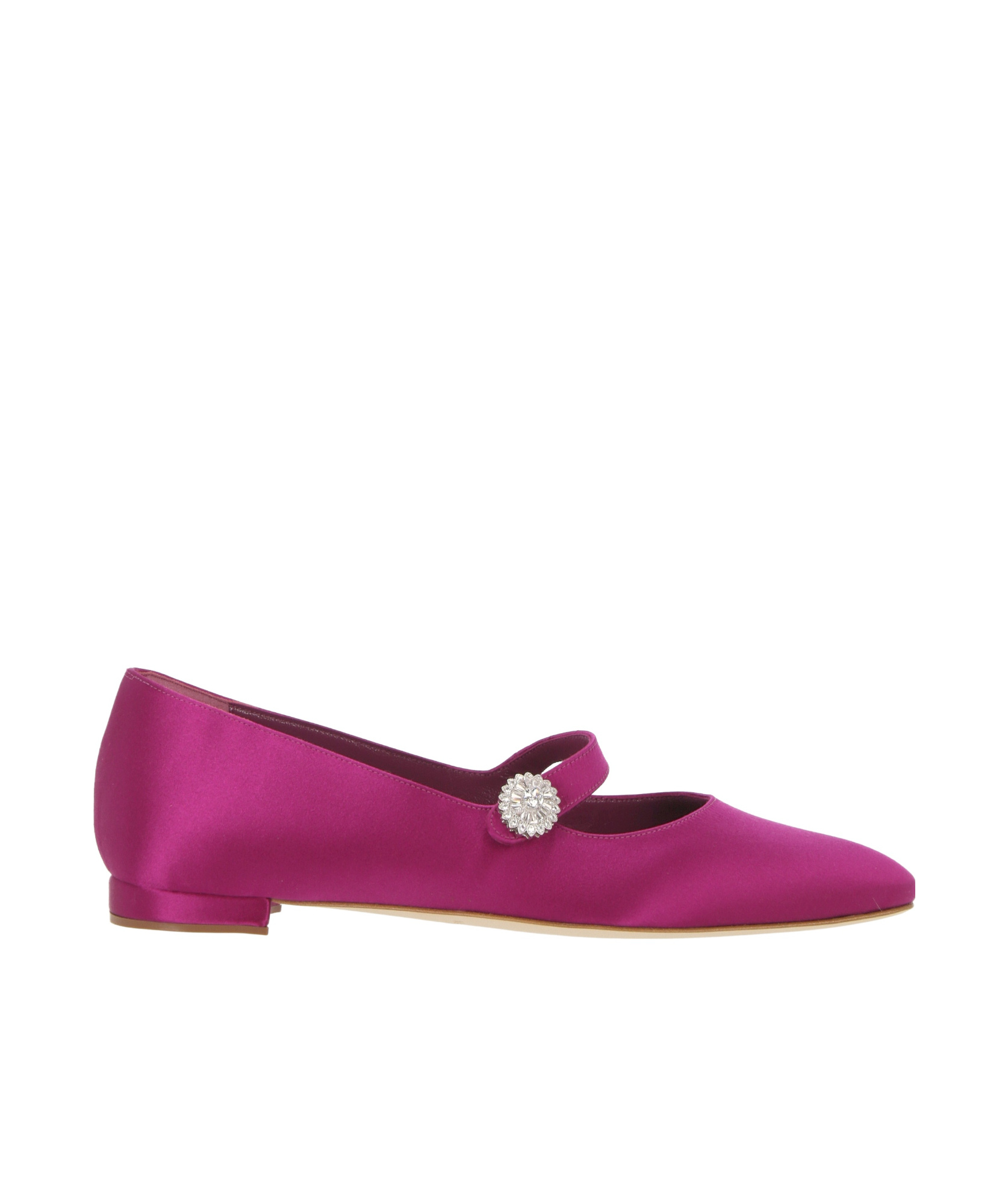 Manolo Blahnik Marijanaflat Ballet Flats In Pink