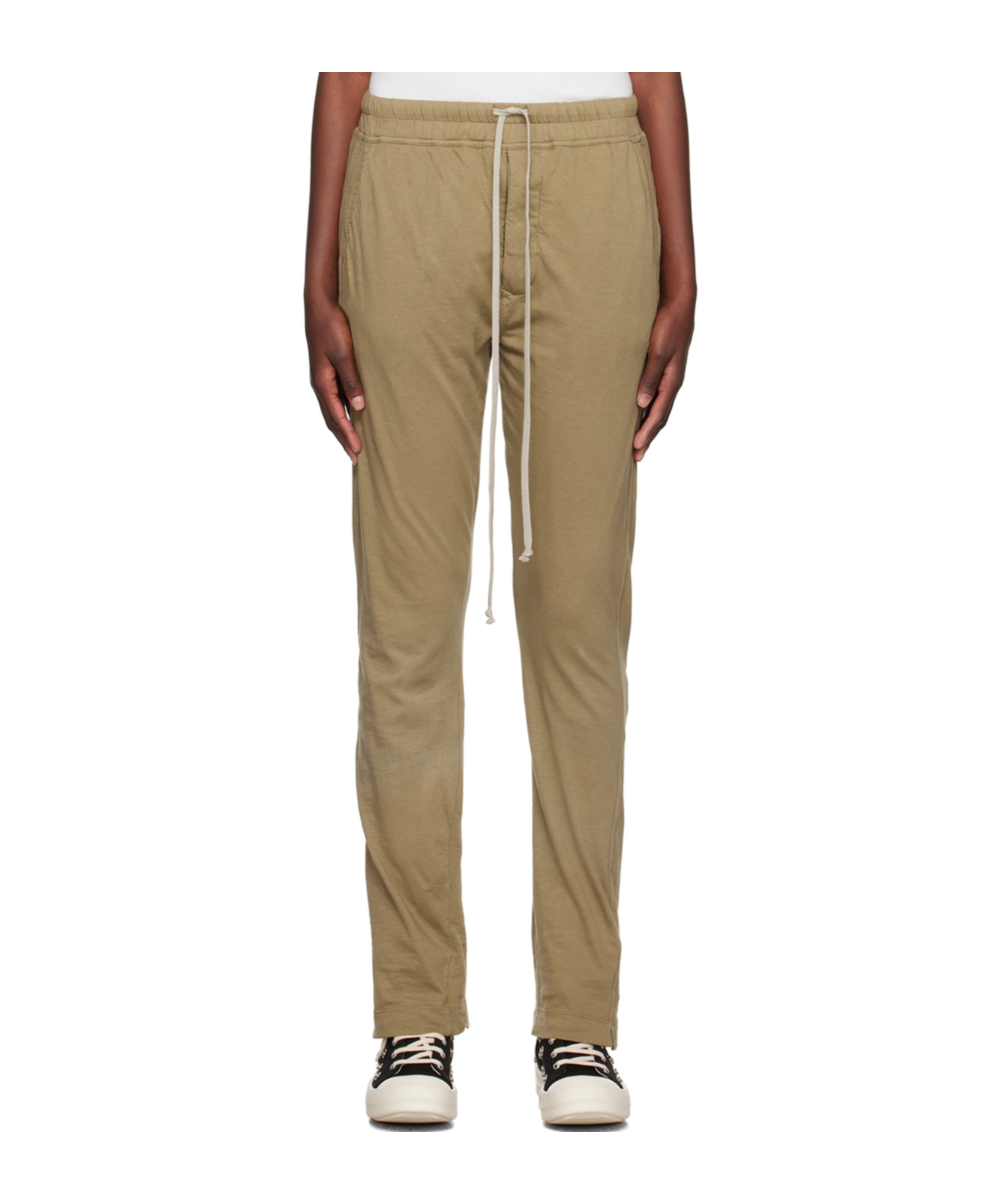 Rick Owens Drkshdw Green Berlin Lounge Pants In Brown