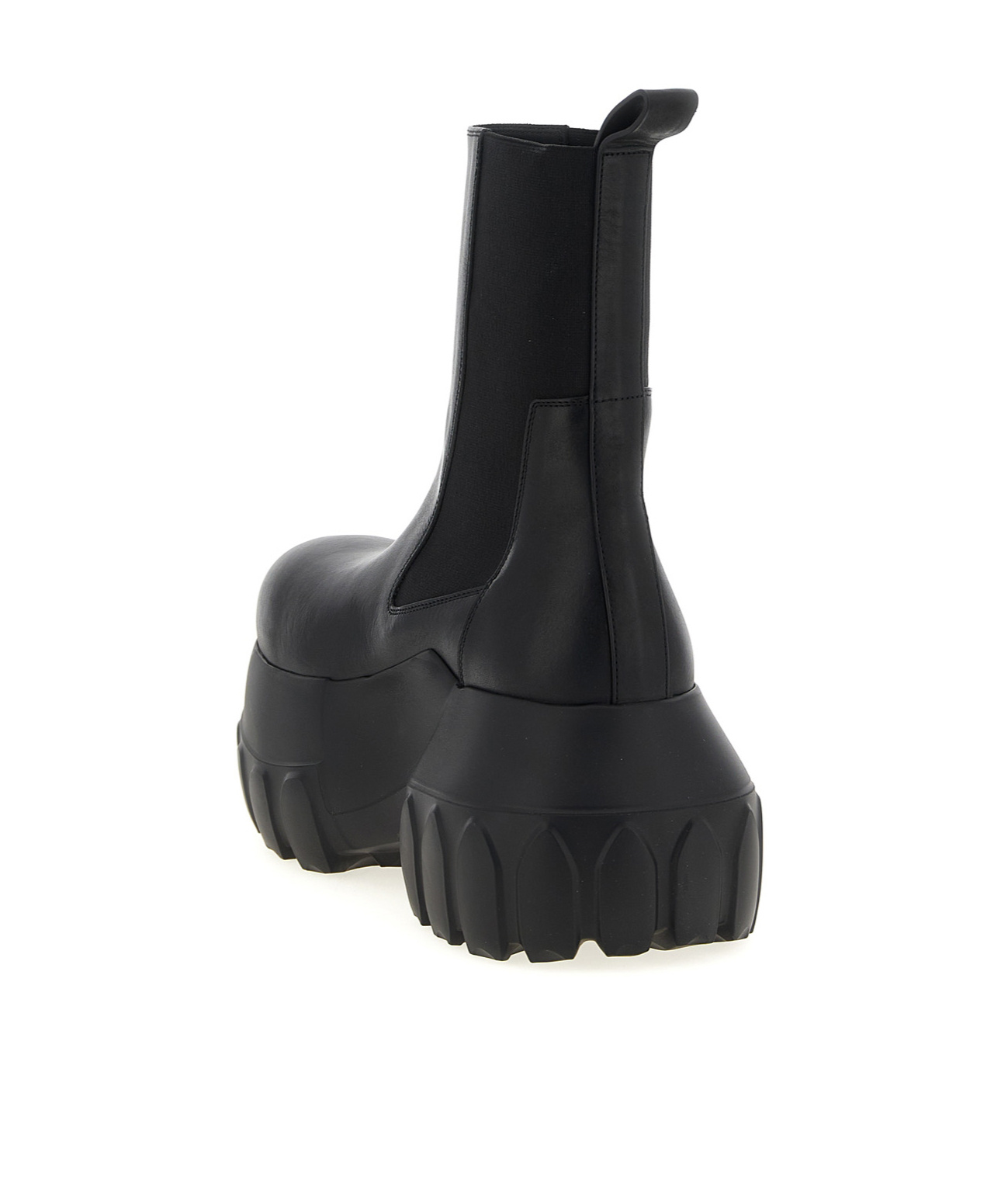 Rick Owens Beatle Mega Tractor Platform Boots In Black