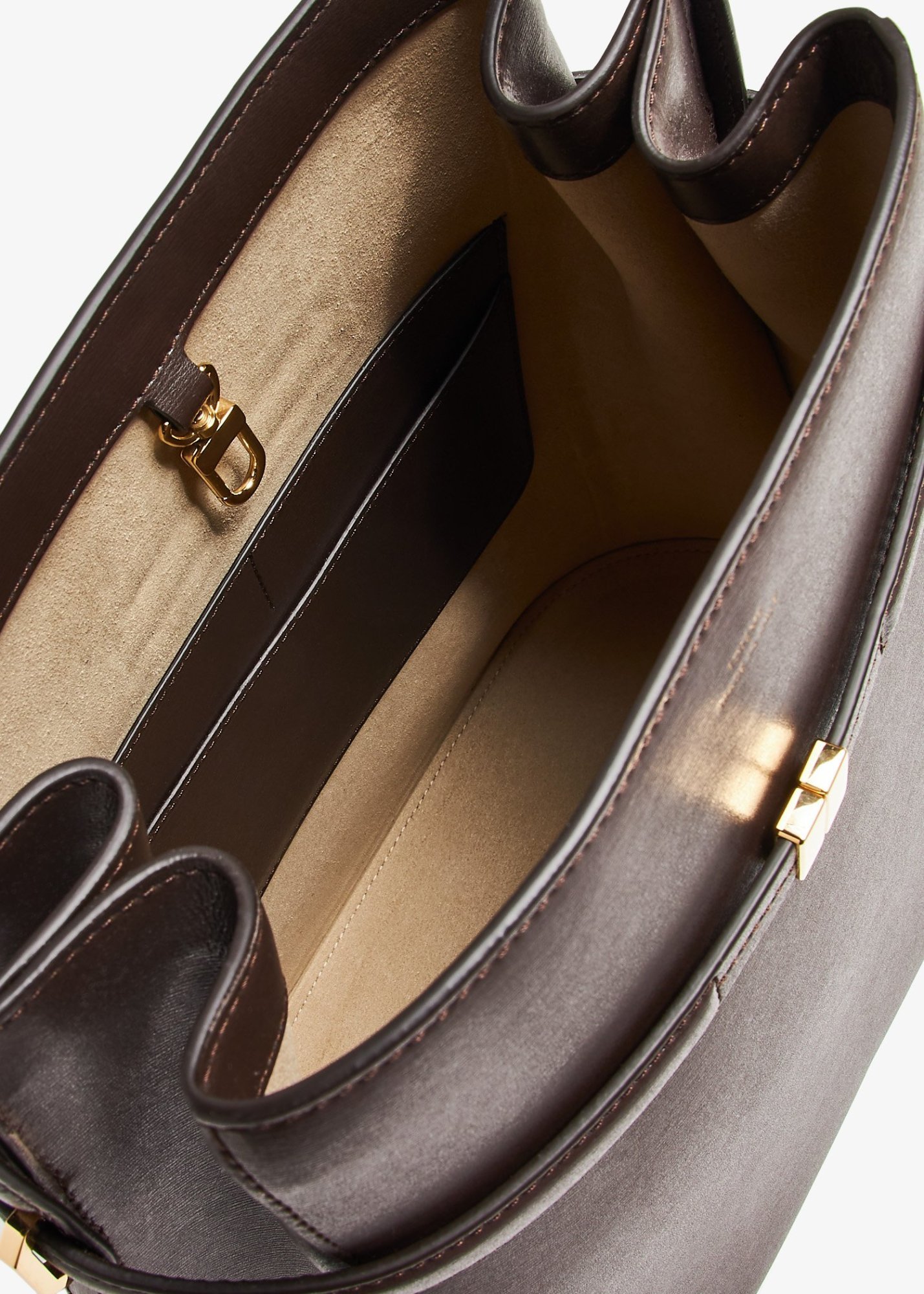 Totême Belted Bucket Bag In Black