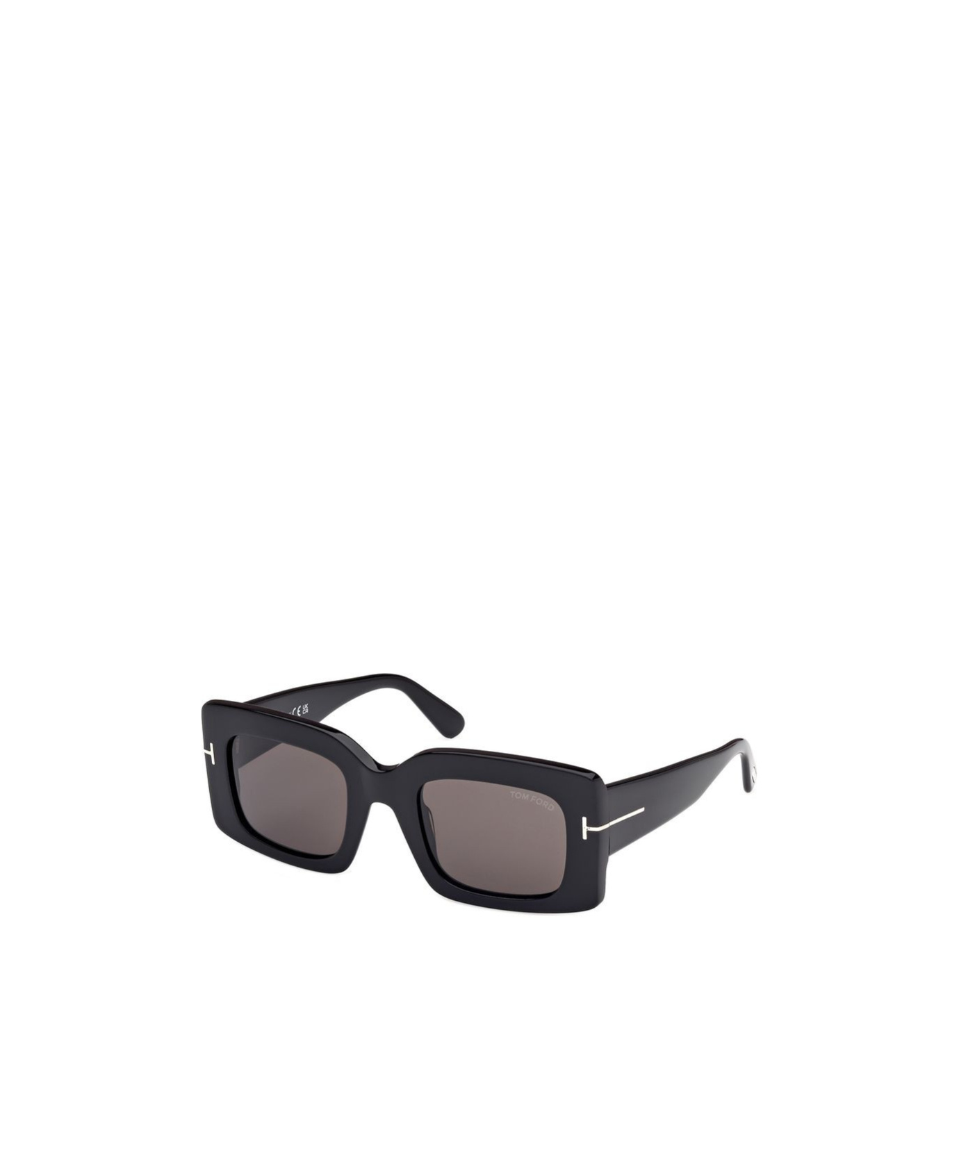 Tom Ford Eyewear Brigitta Rectangle Frame Sunglasses In Black
