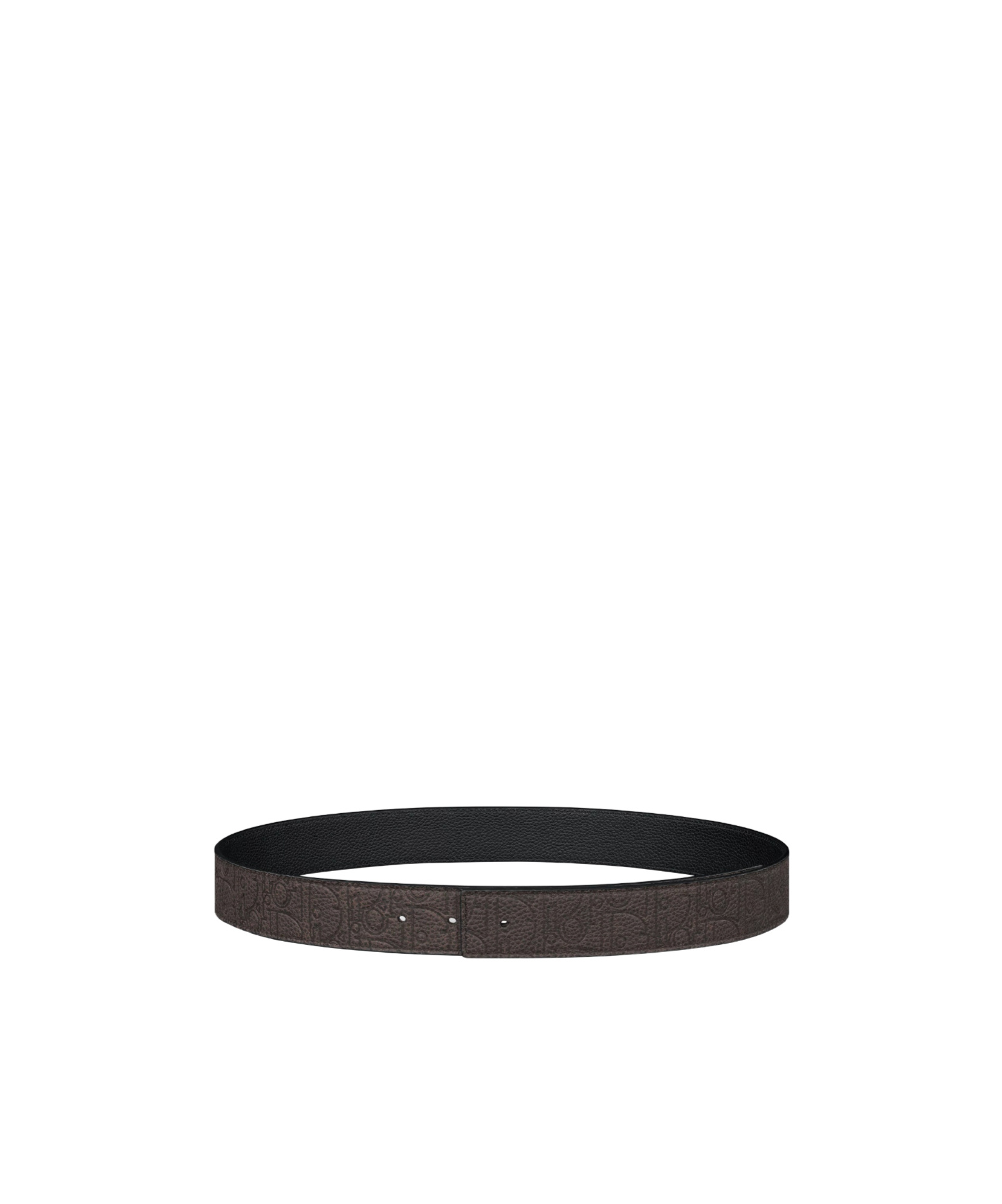 Dior Reversible Belt Strap In Brown/black