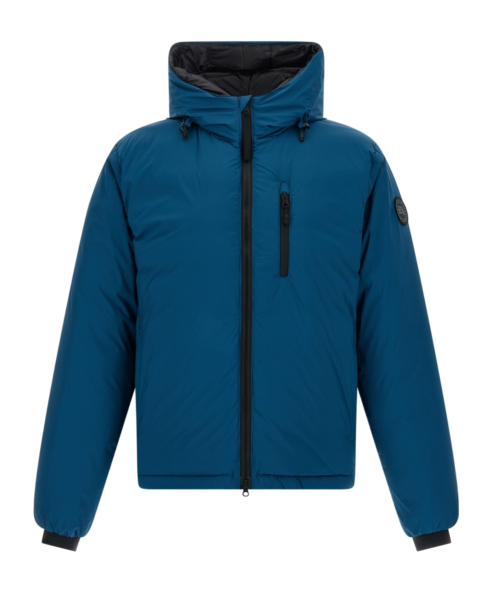 Canada Goose Teal Green Polyester Lodge Down Jacket In Blue