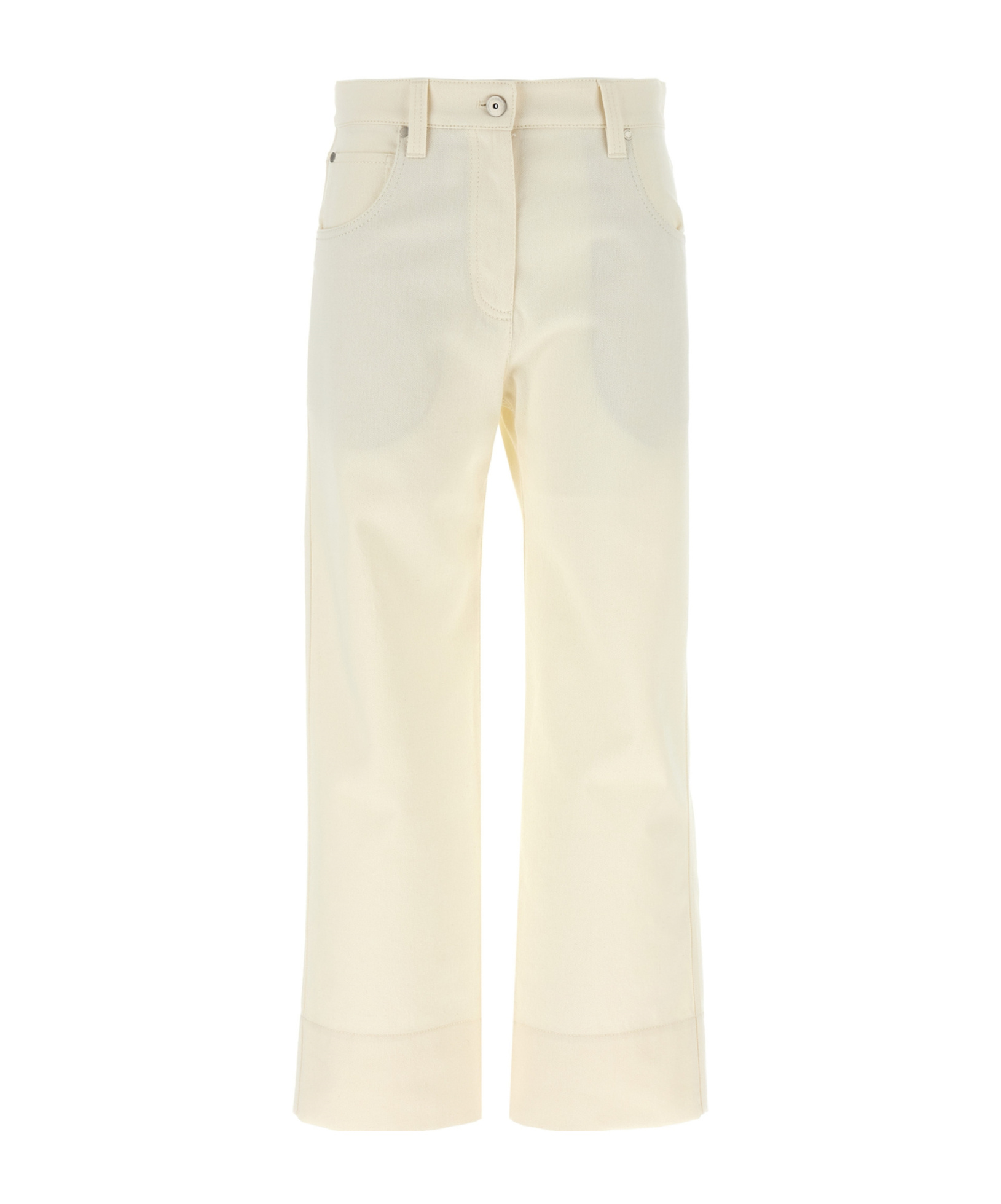 Brunello Cucinelli Monili Detailed Wide Leg Trousers