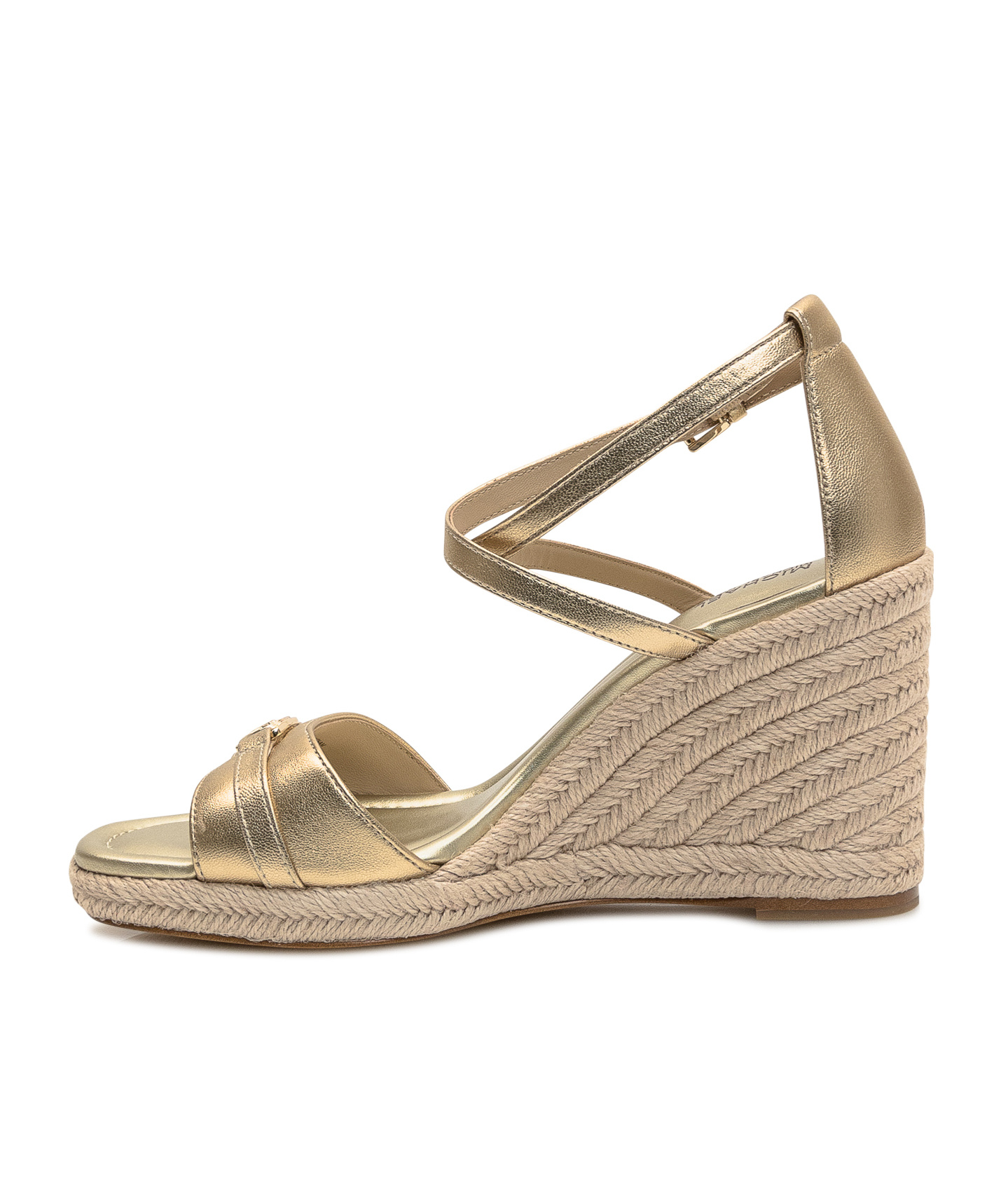 Michael Kors Mandy Wedge Sandals In Nude