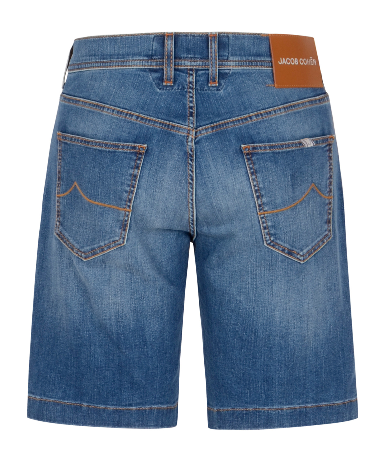 JACOB COHEN DENIM SHORTS WITH MULTIPLE POCKETS