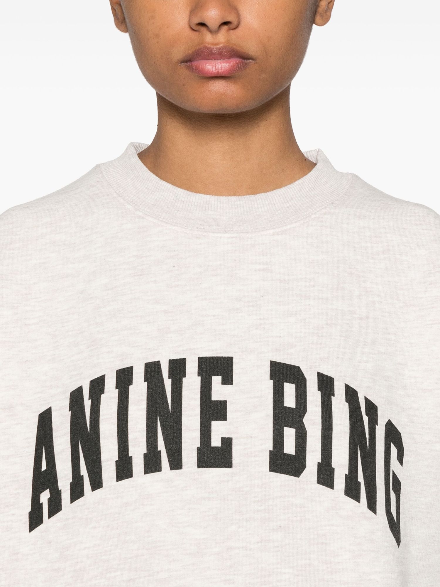ANINE BING LOGO-PRINT SWEATSHIRT