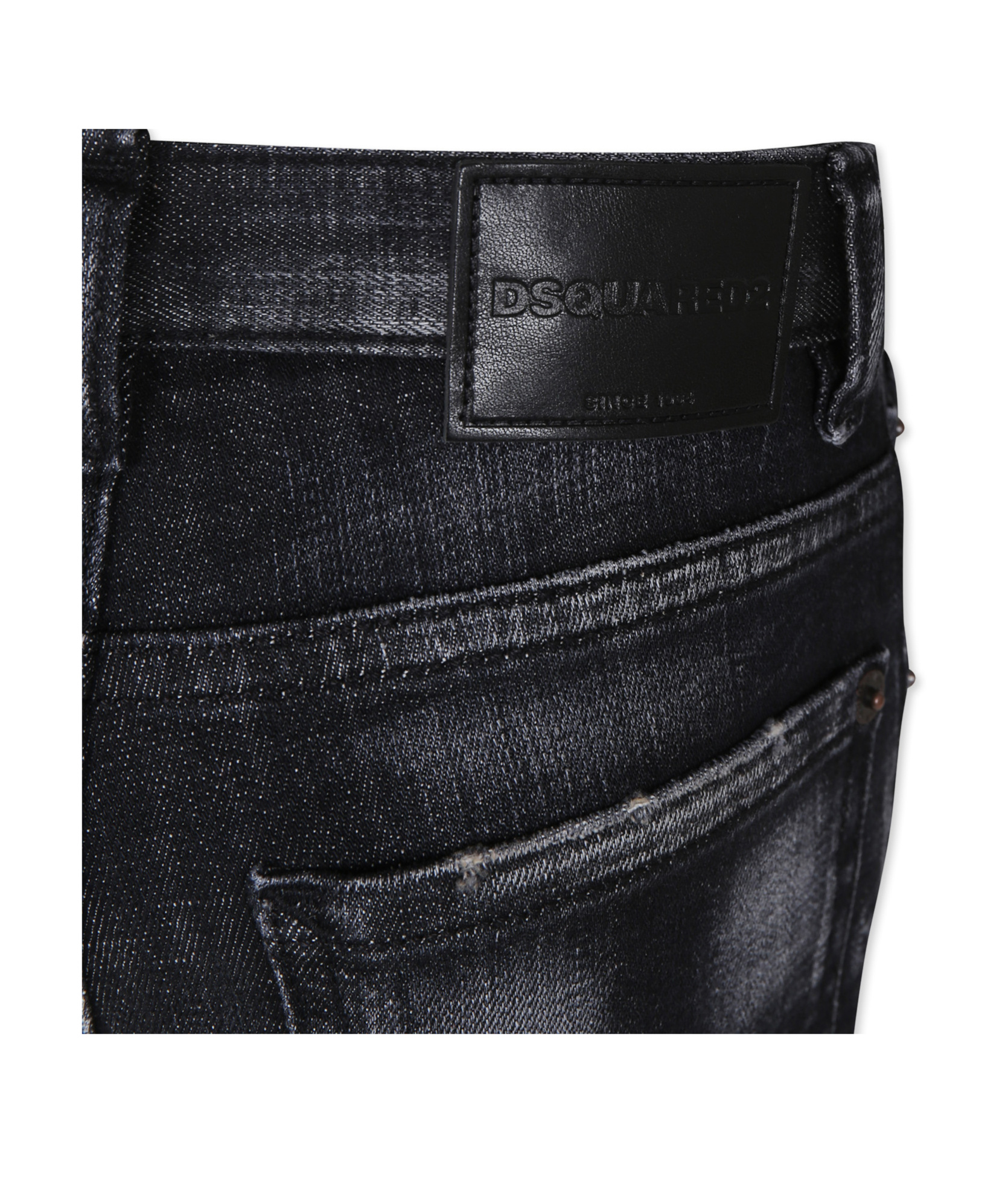 Dsquared2 Belt-loop Jeans In Black