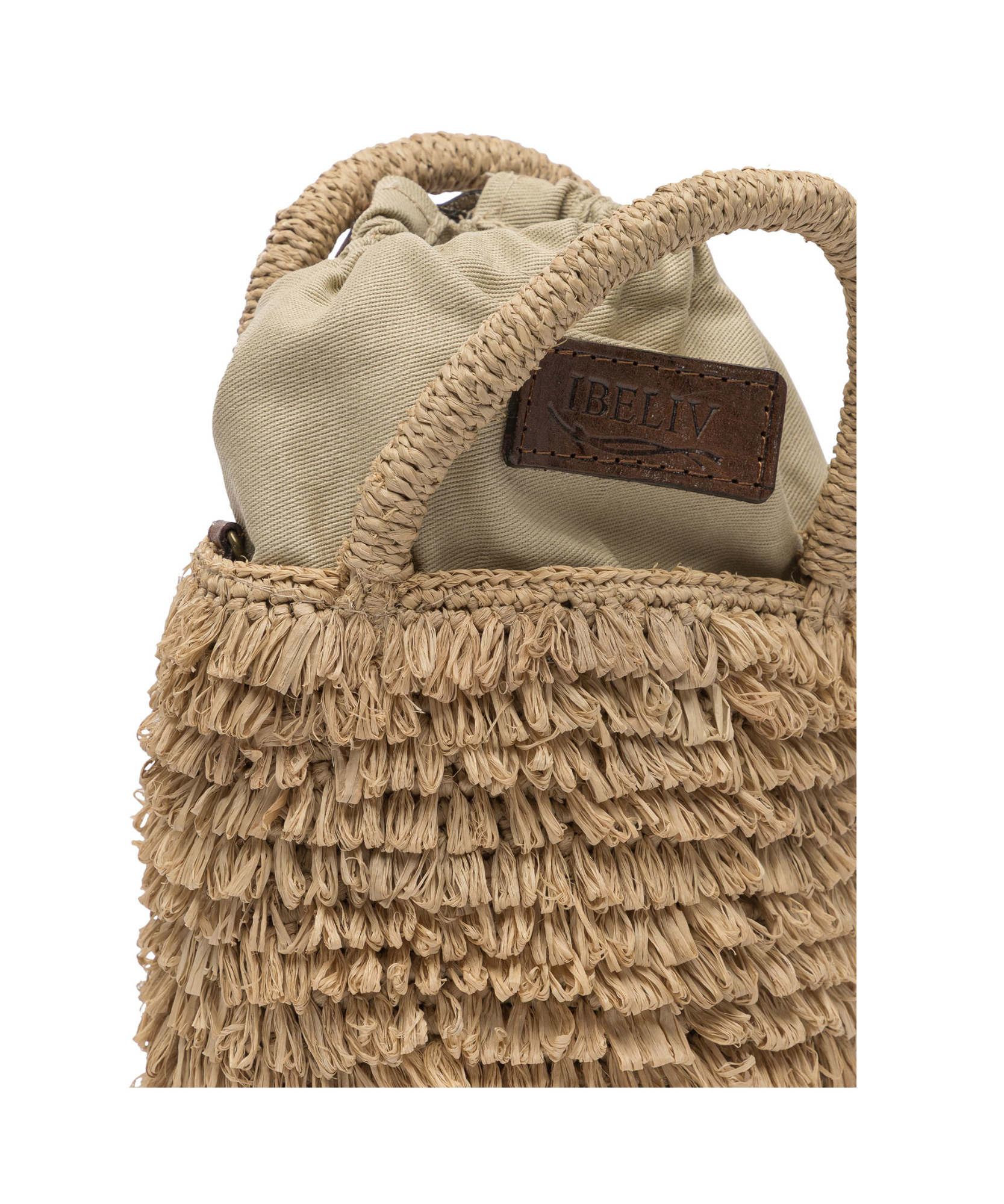 Ibeliv Double Handle Shoulder Bag In Nude
