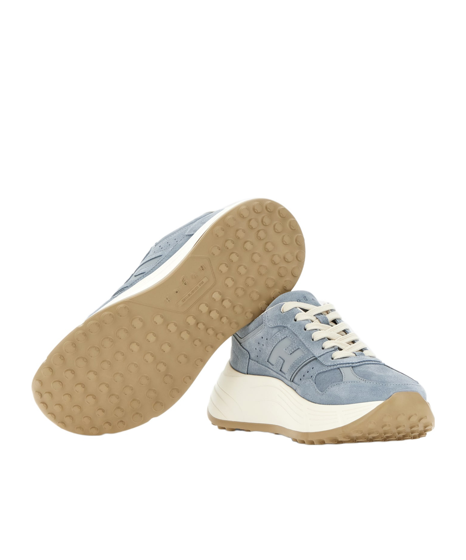 Hogan Hi-fi Lace-up Sneakers In White