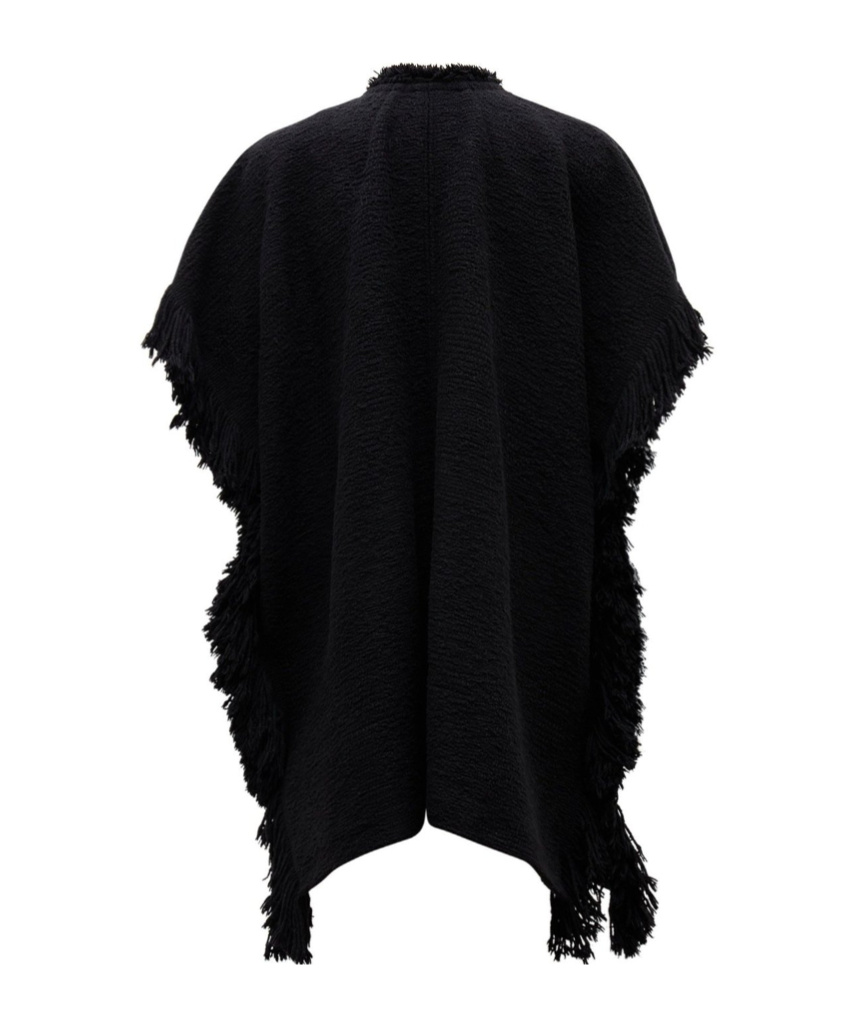 Isabel Marant Fringed Buckled Sleeveless Jacket In Black