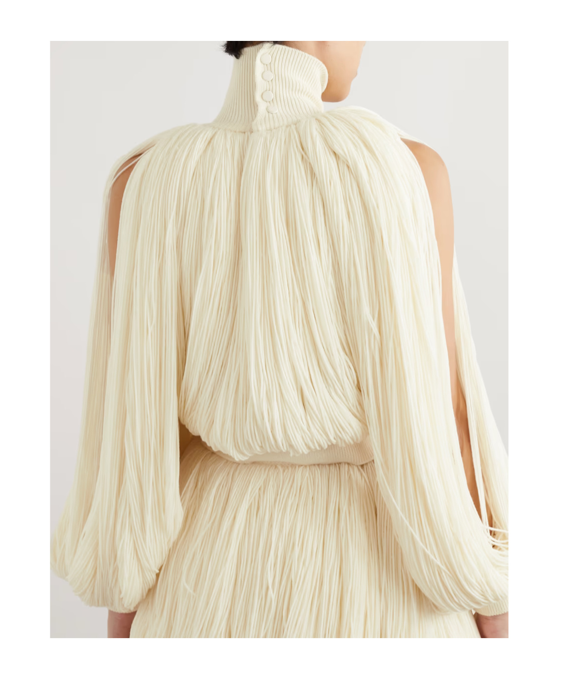 ALAÏA TASSEL WOOL TURTLENECK