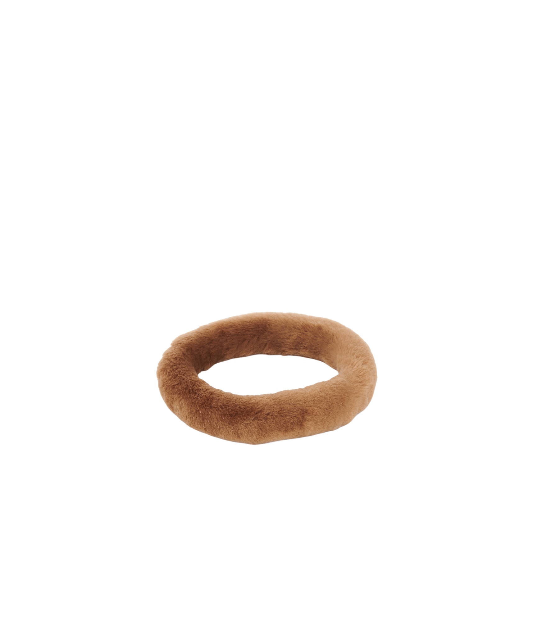 Chloé Plush Hairband In Light Brown
