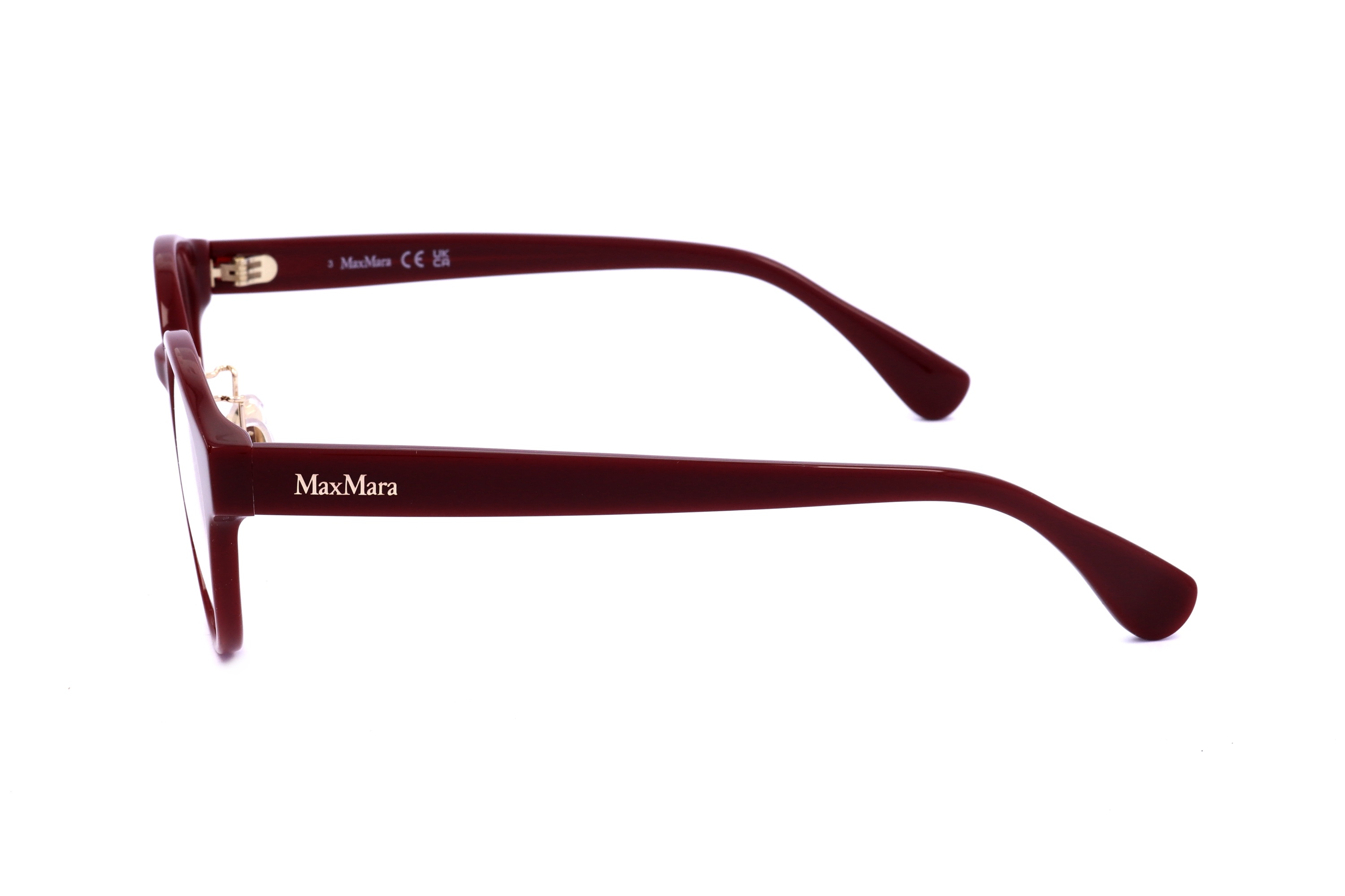 Max Mara Full-frame Plain Mirror In Red