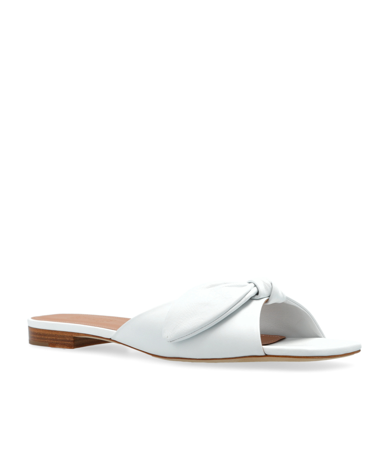 Malone Souliers Vargas Leather Mules In White