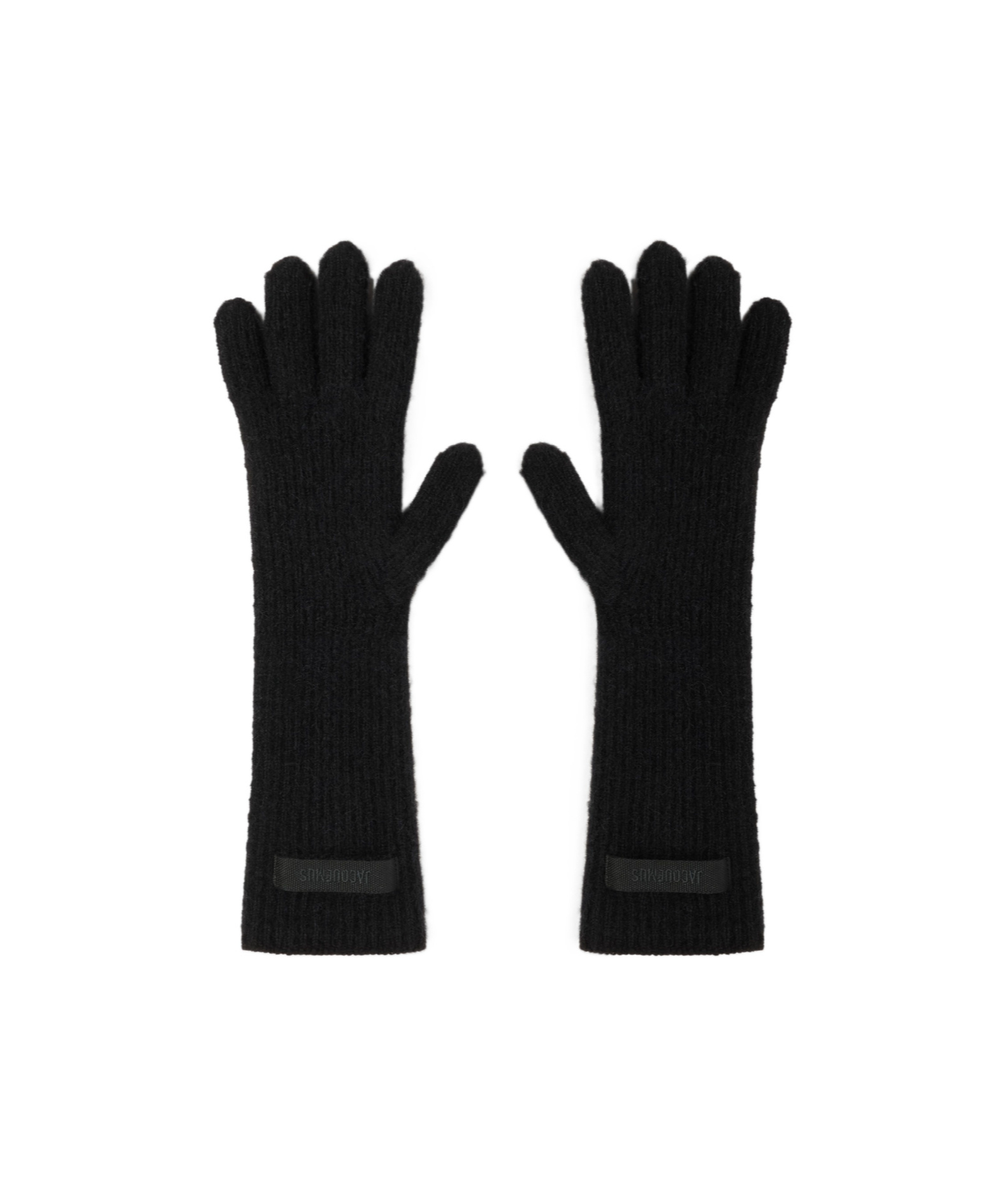 Jacquemus The Gros Grain Gloves In Black