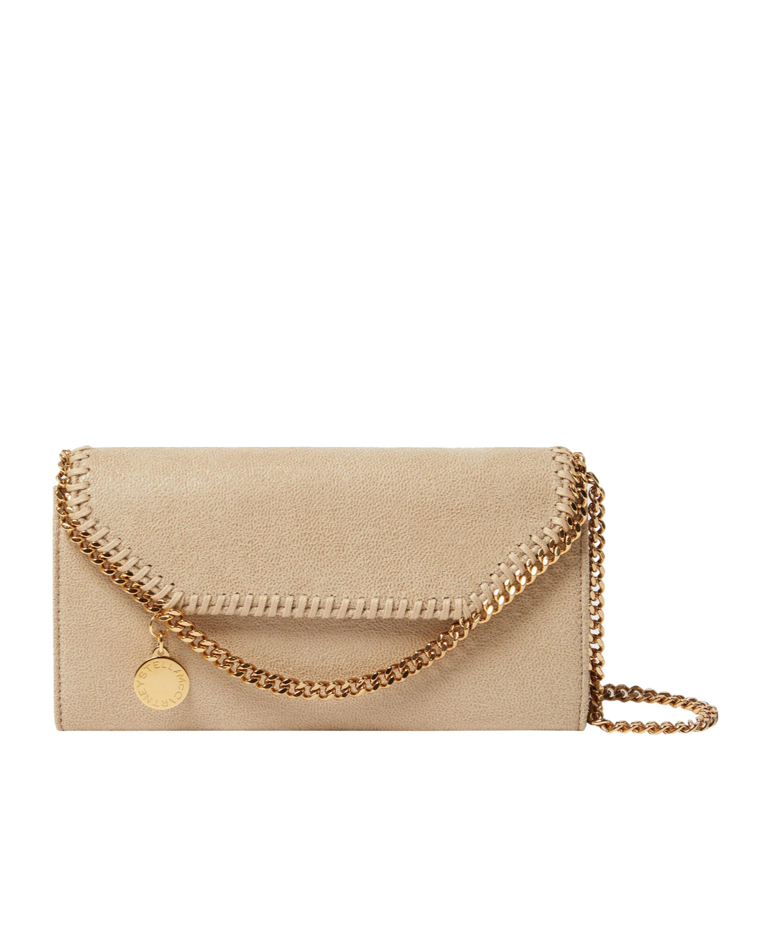 Stella Mccartney Flap Shoulder Bag In Brown