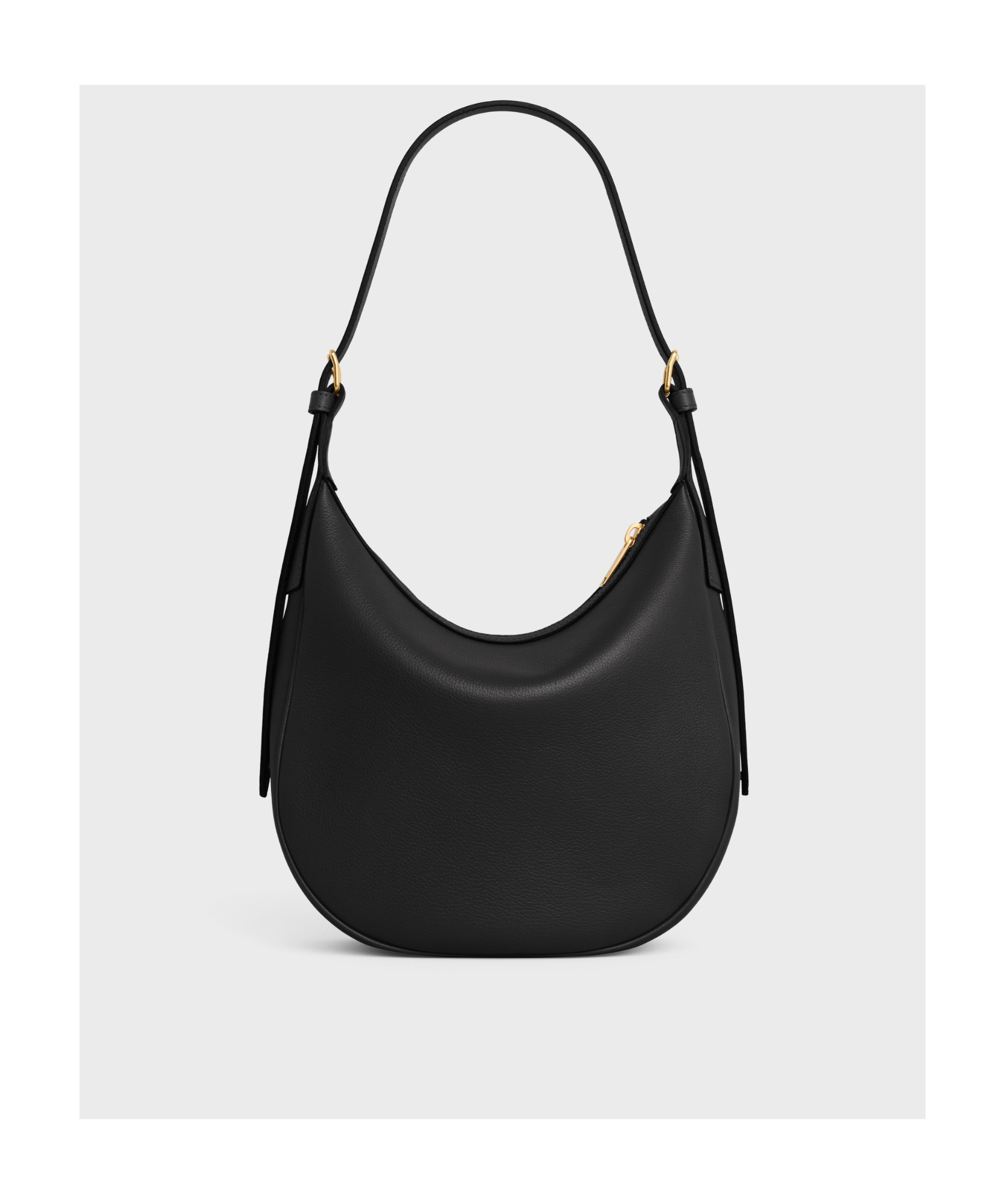 Celine Heloise Small Leather Shoulder Bag In Black