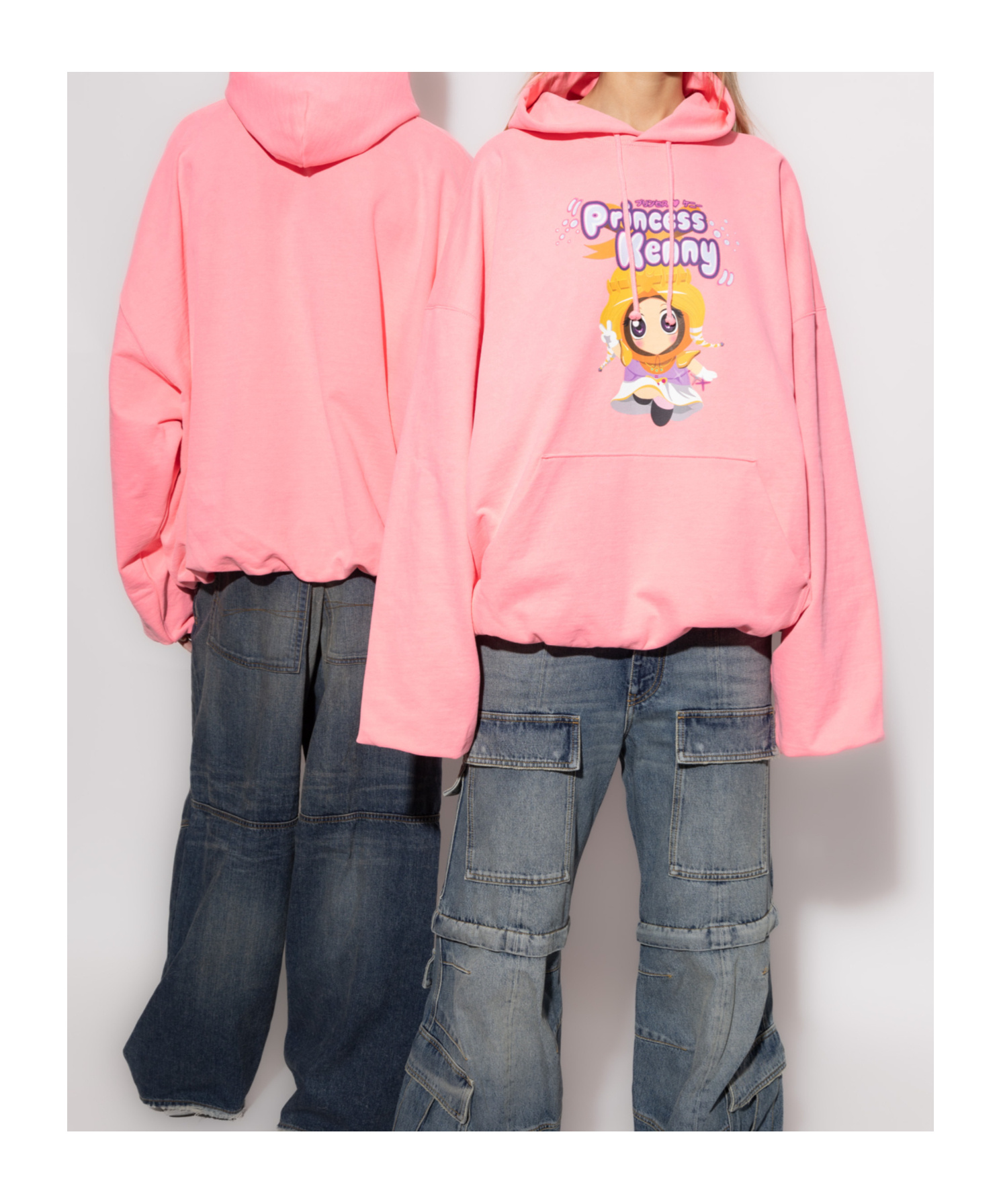 Shop Vetements Princess Kenny Hoodie In Pink