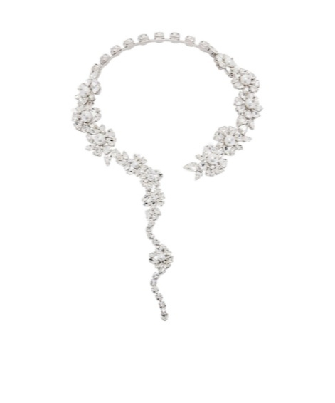 Simone Rocha Fragment Heartbloom Necklace In Green