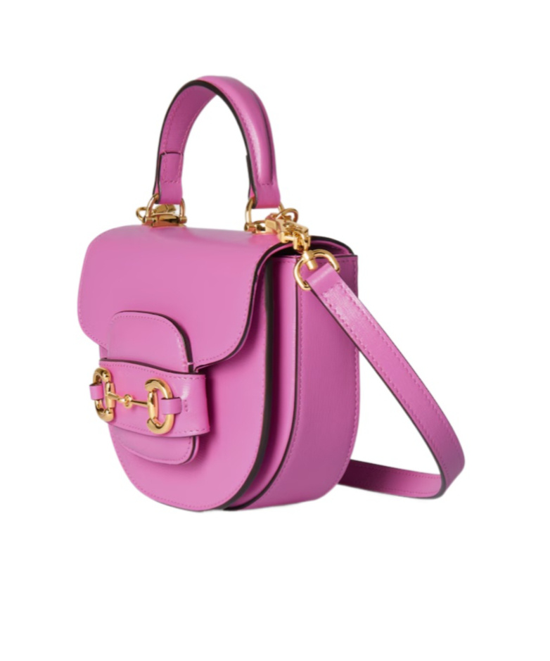 Gucci Mini Horsebit 1955 Tote Bag In Pink