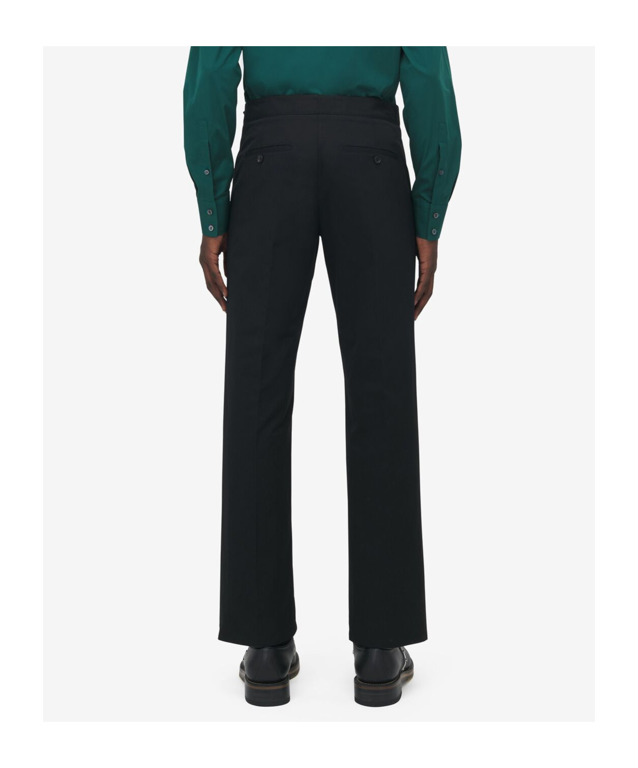 Alexander Mcqueen Men Bar Belttrousers In Black