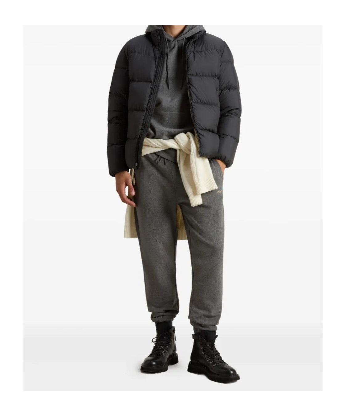Woolrich Eagle Cloud Puffer Jacket In Black