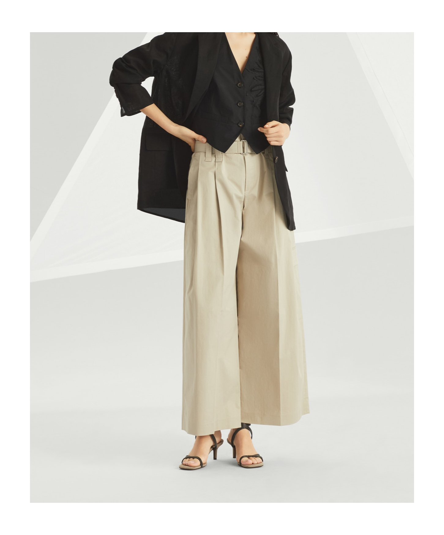 BRUNELLO CUCINELLI PLEAT-DETAILING TAILORED TROUSERS