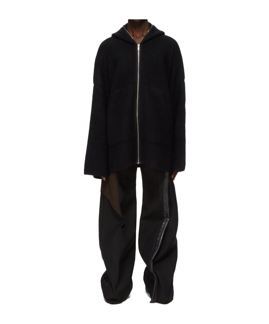 Rick Owens Runway Wide Bela Trousers In Black