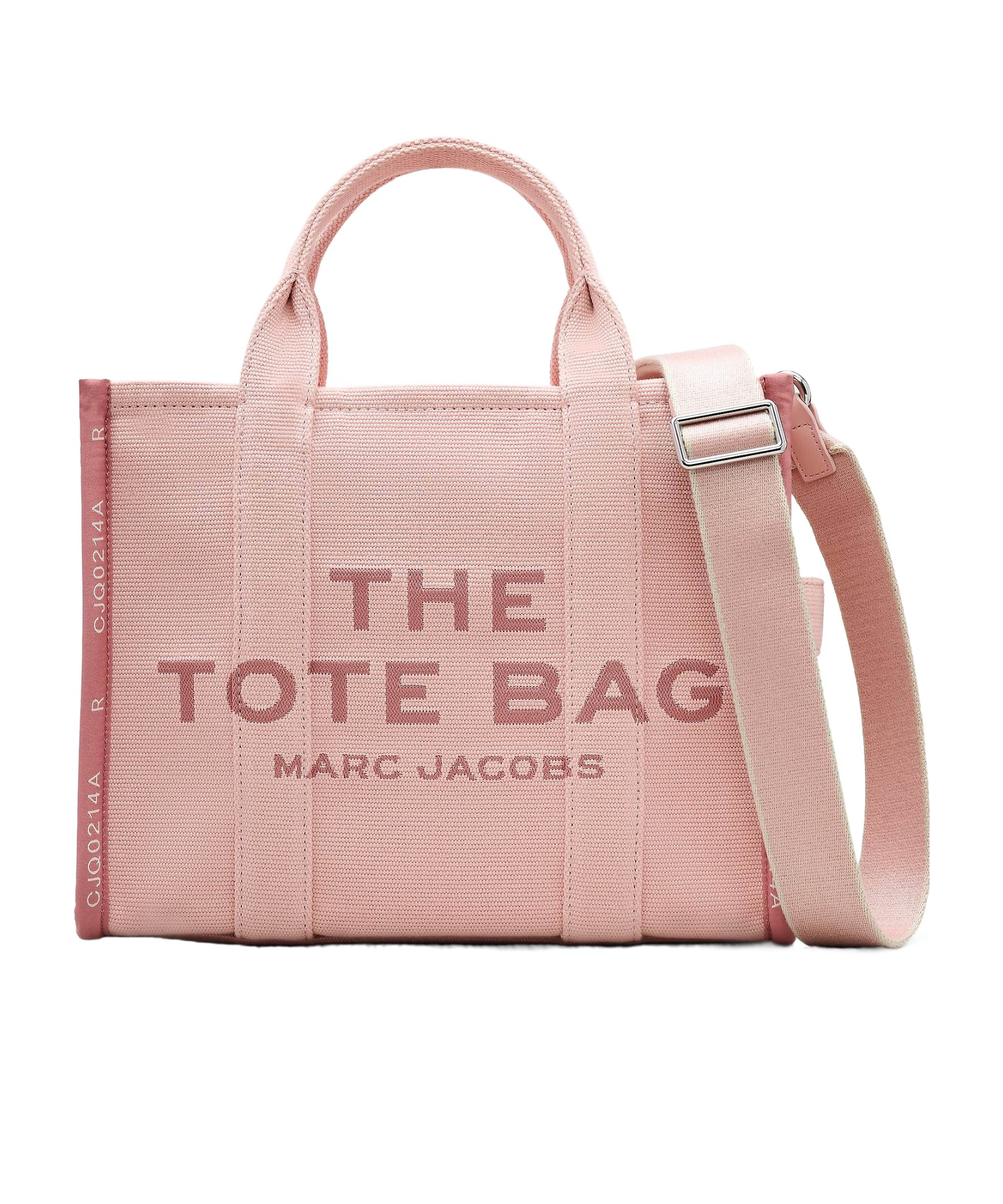 Marc Jacobs The Jacquard Small Tote Rose Handbag In Pink