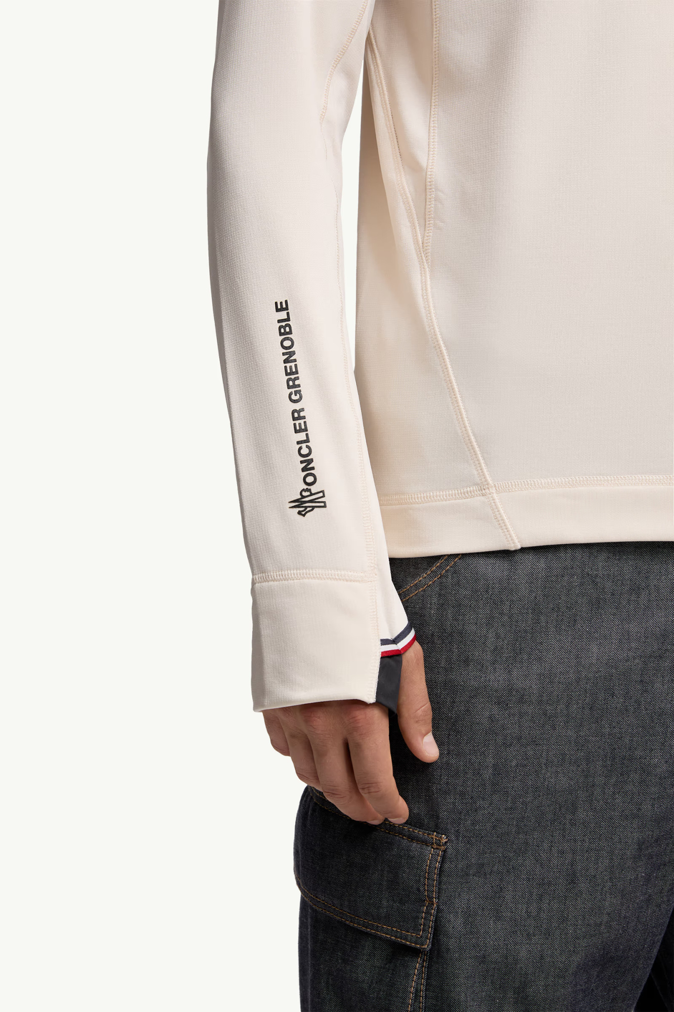 Moncler Grenoble Hooded Sweatshirt In Neutral