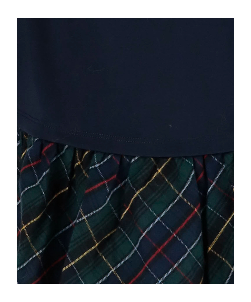 Polo Ralph Lauren Plaid-pattern Dress In Blue