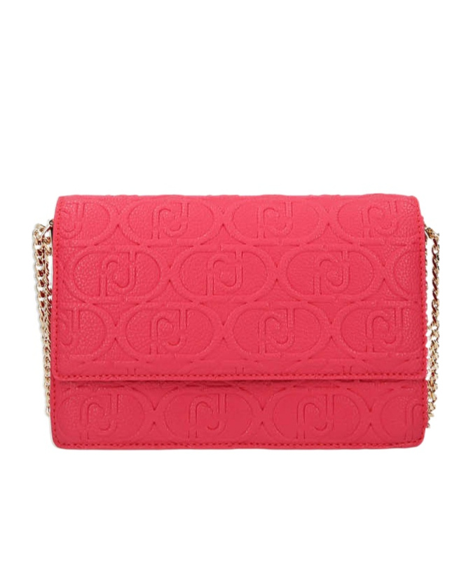 Liu •jo Logo-embossed Cross Body Bag In Red