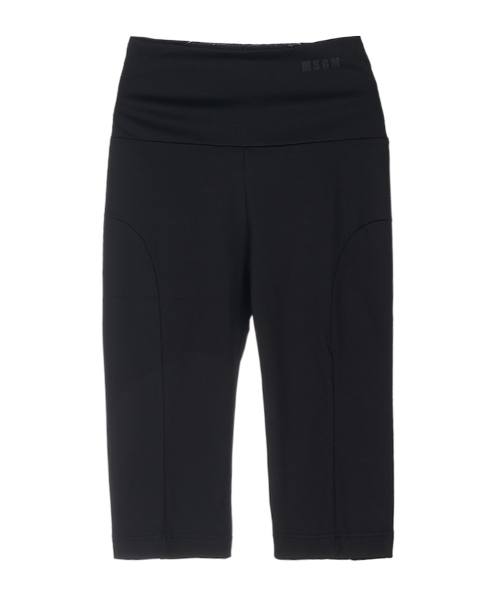 Msgm Loose Waist Shorts In Black