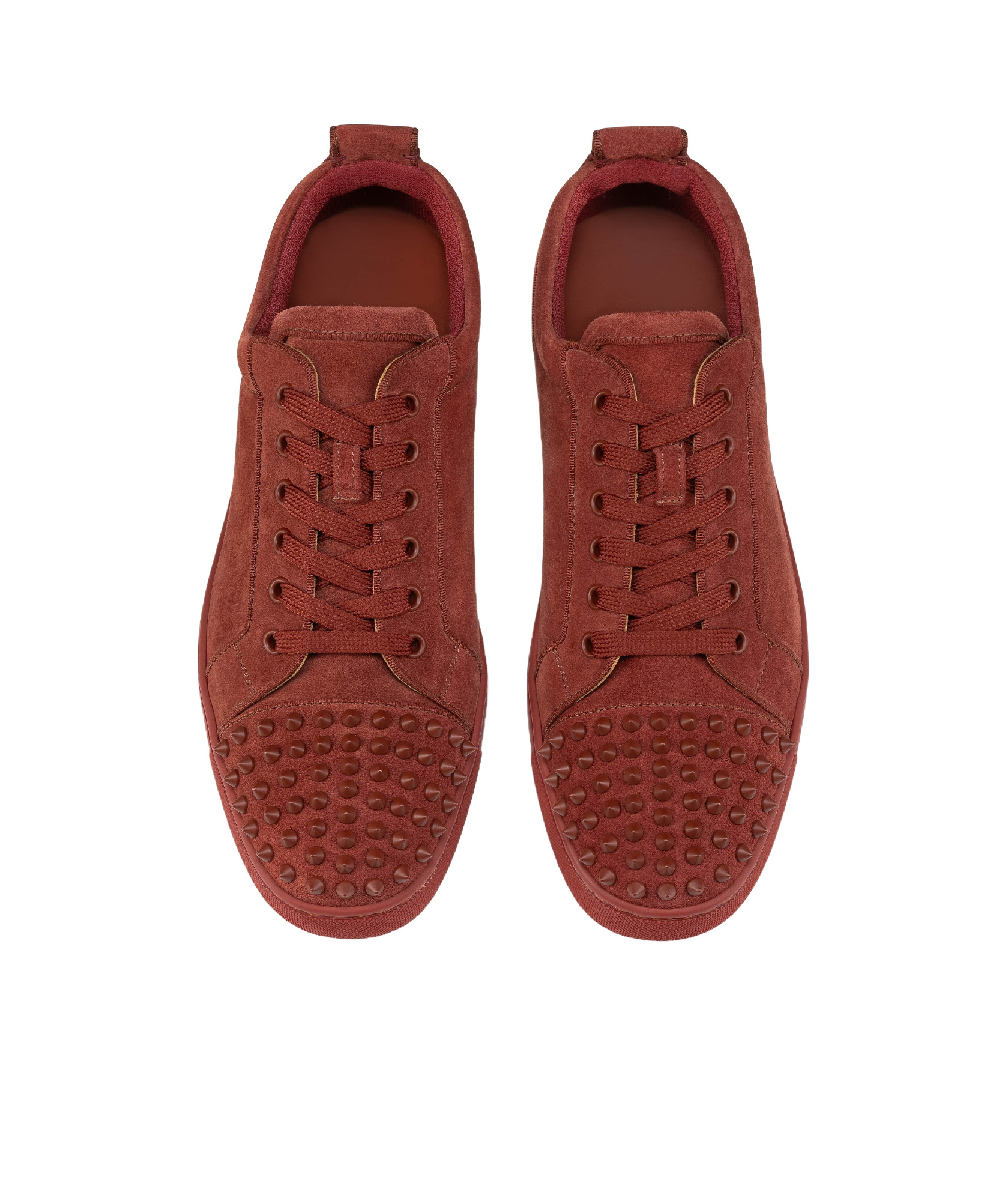 Christian Louboutin Round Head Low-cut Casual Shoes In Red