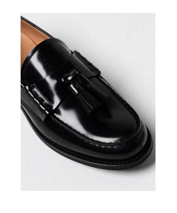 Shop Church's Tassel Loafer Shoes In Black