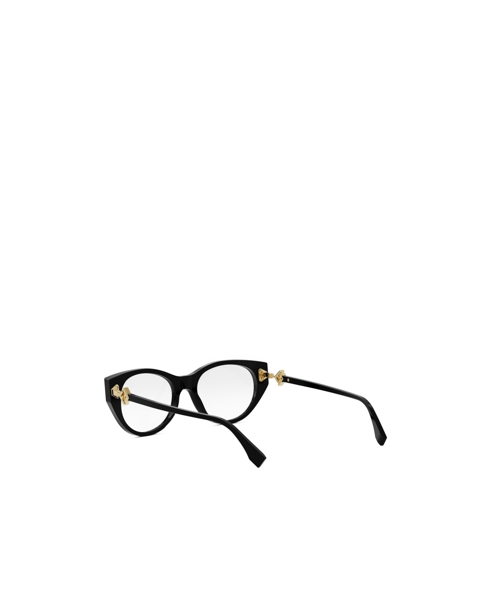 Fendi Eyewear Cat-eye Frame Glasses In Black