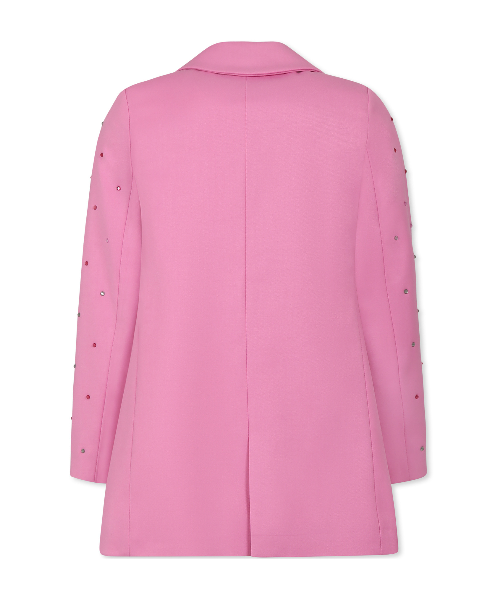 Msgm Single-breasted Blazer In Pink