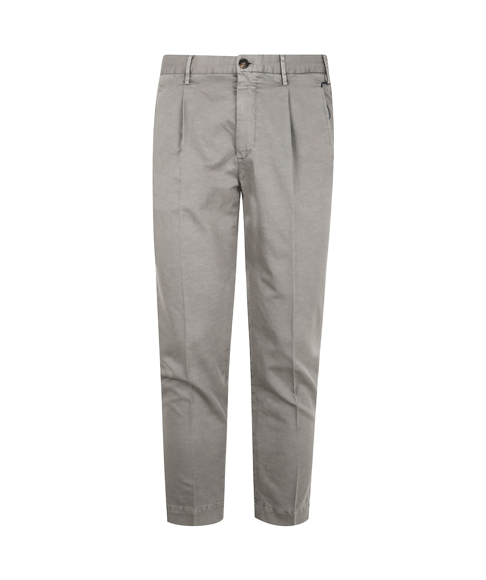 Incotex Belt Loops Slacks In Gray