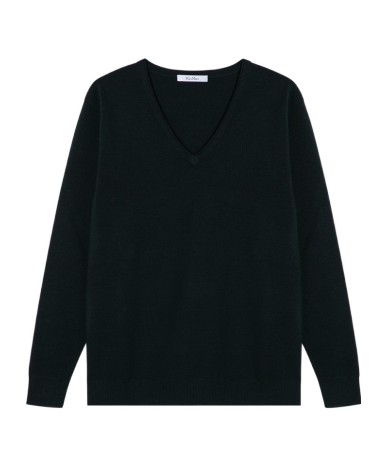 Max Mara Forest Green Wool Sweater