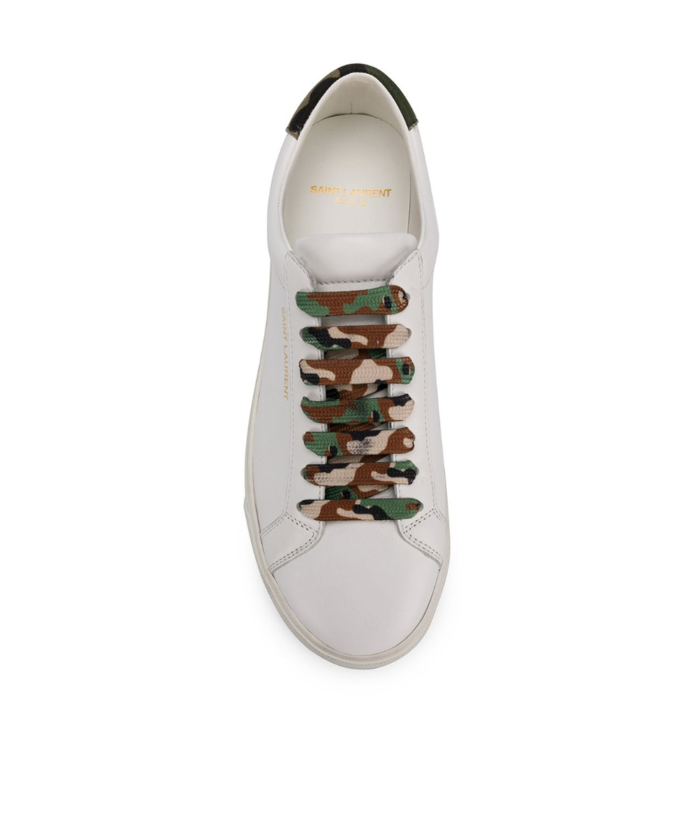 Saint Laurent Andy Low-cut Casual Sneakers In White