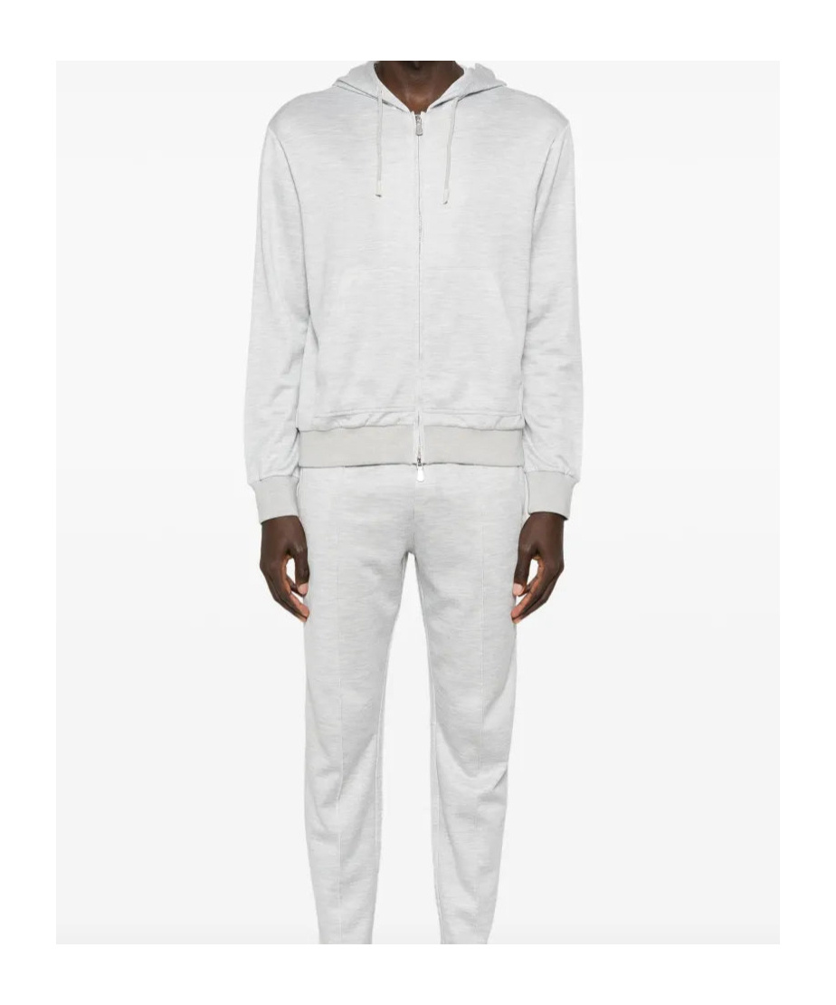 Eleventy Long Sleeve Sweatshirt In White